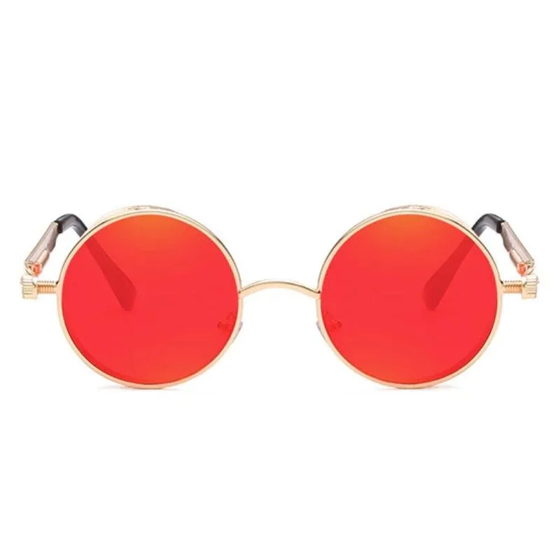 View 2 — Steampunk sunglasses — round metal