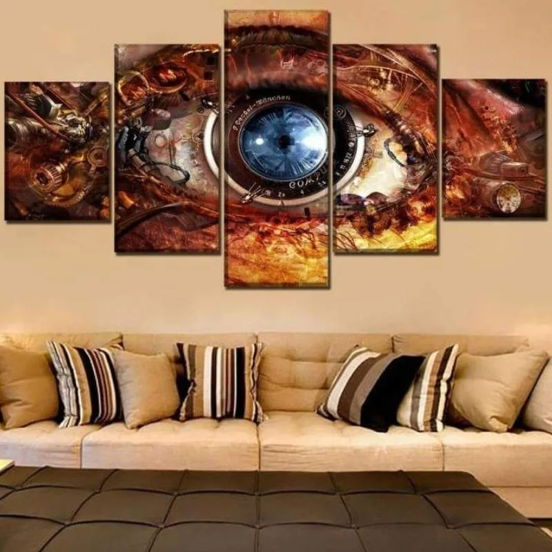 View 4 — Steampunk wall art — eye