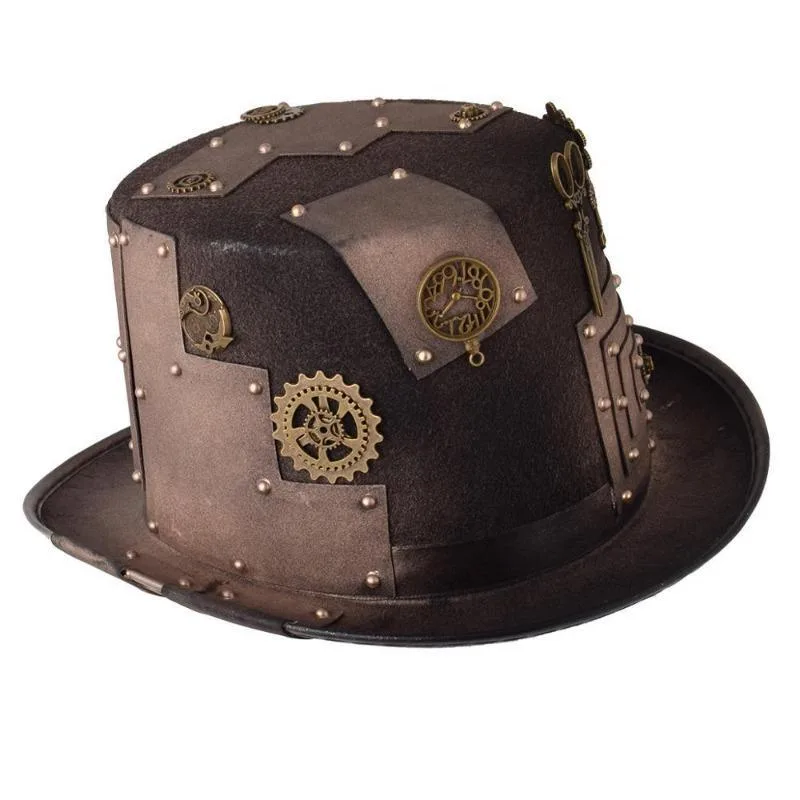View 5 — Steampunk hat — brown