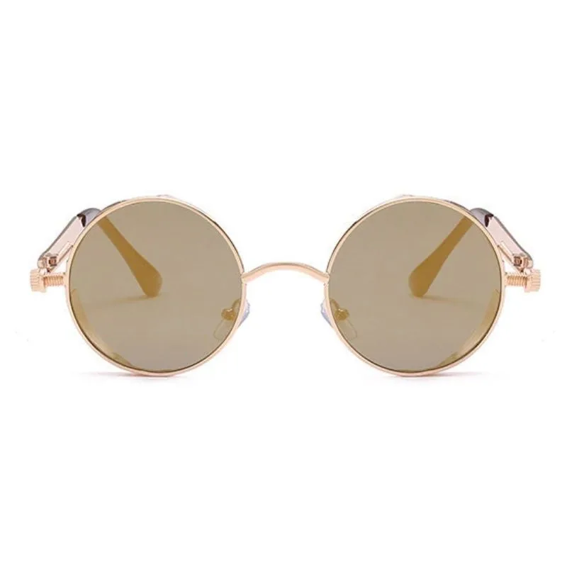 View 10 — Steampunk sunglasses — round metal