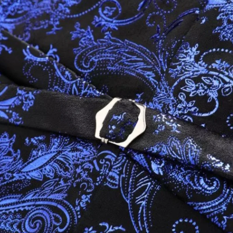 View 5 — Men’s steampunk waistcoat — costume printed
