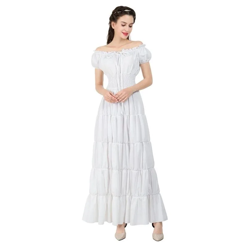 View 3 — Steampunk dress — white