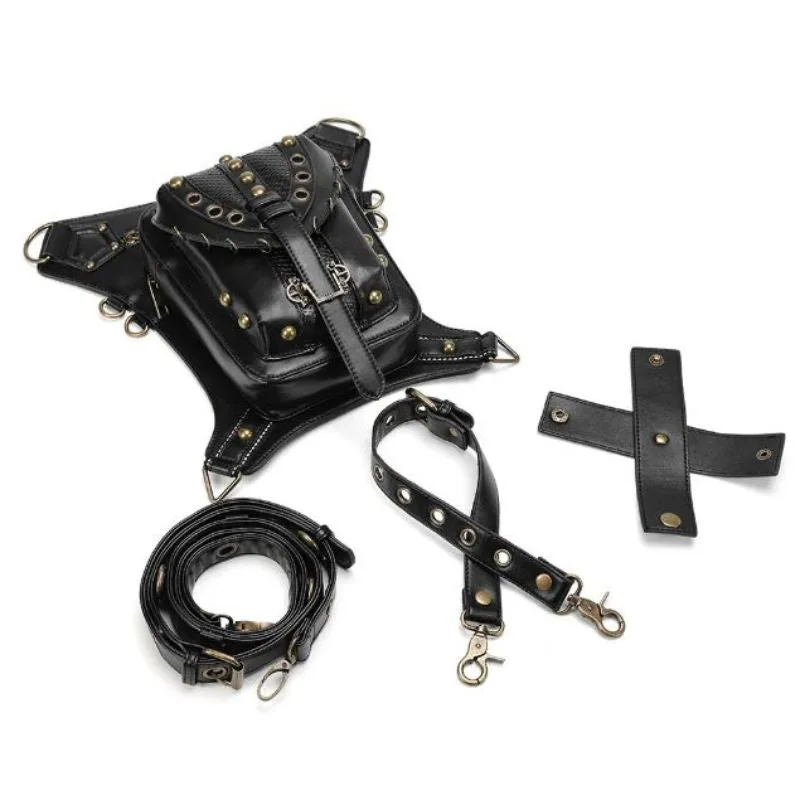 View 7 — Steampunk satchel — thigh