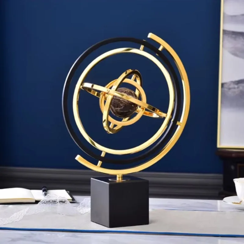 View 5 — Steampunk sphere armillary home decor