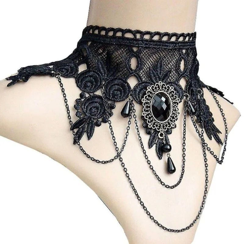 Victorian gothic steampunk necklace