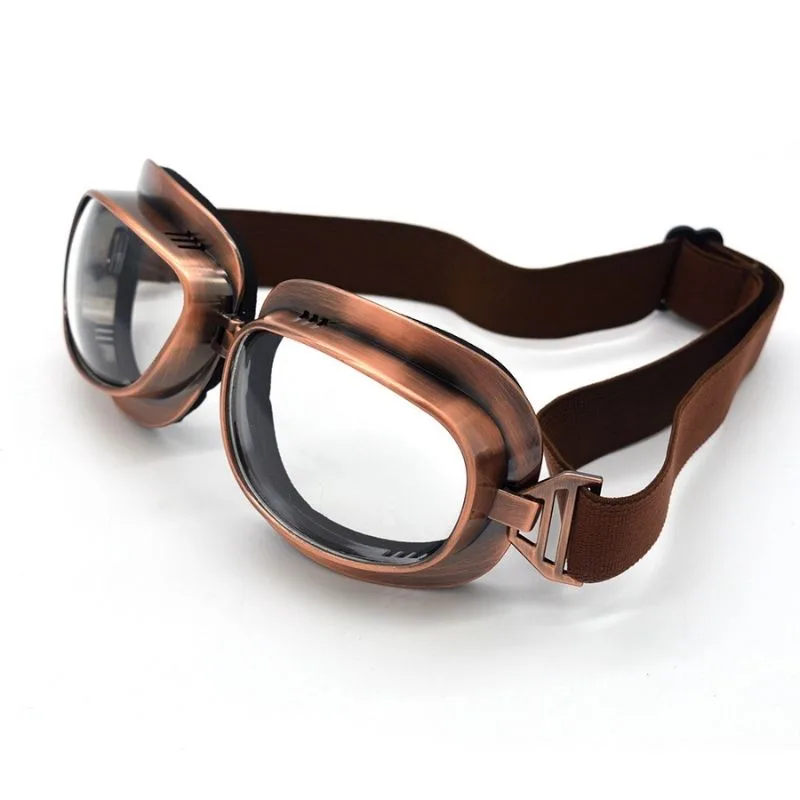 View 5 — Vintage-style steampunk glasses — aviator