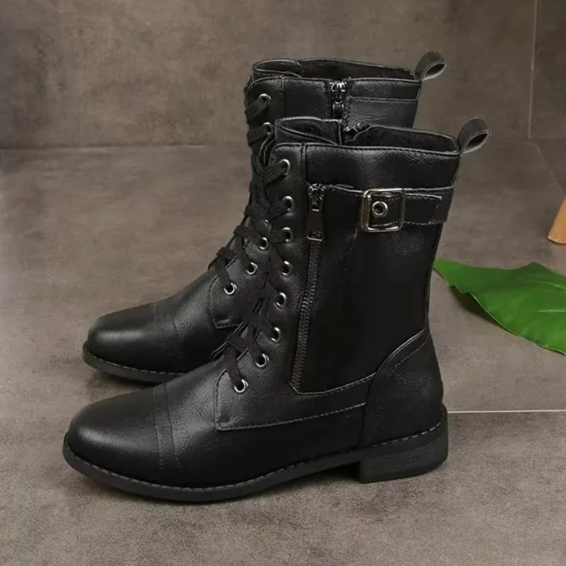 View 7 — Retro steampunk ankle boots — punk