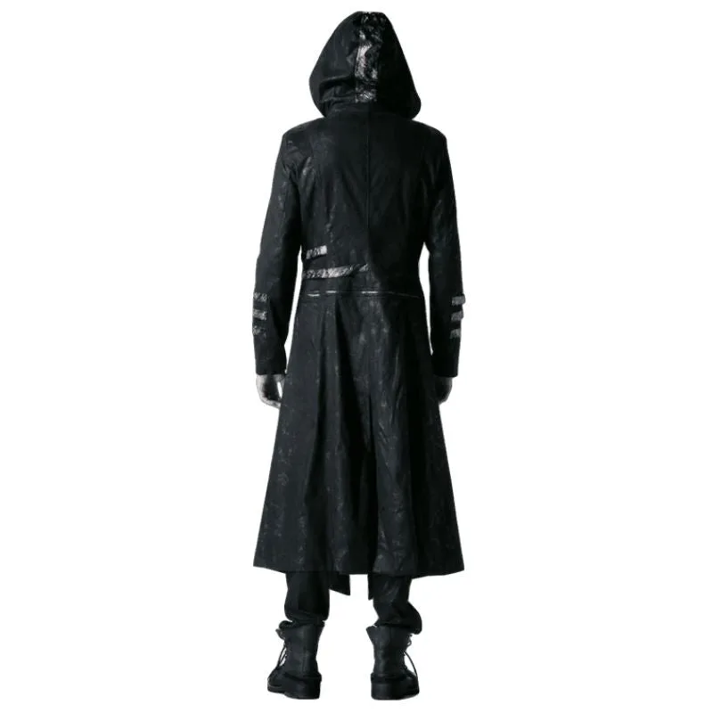 View 3 — Men’s steampunk coat — Long