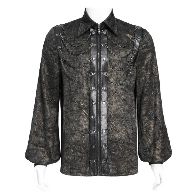 Steampunk shirt — brown