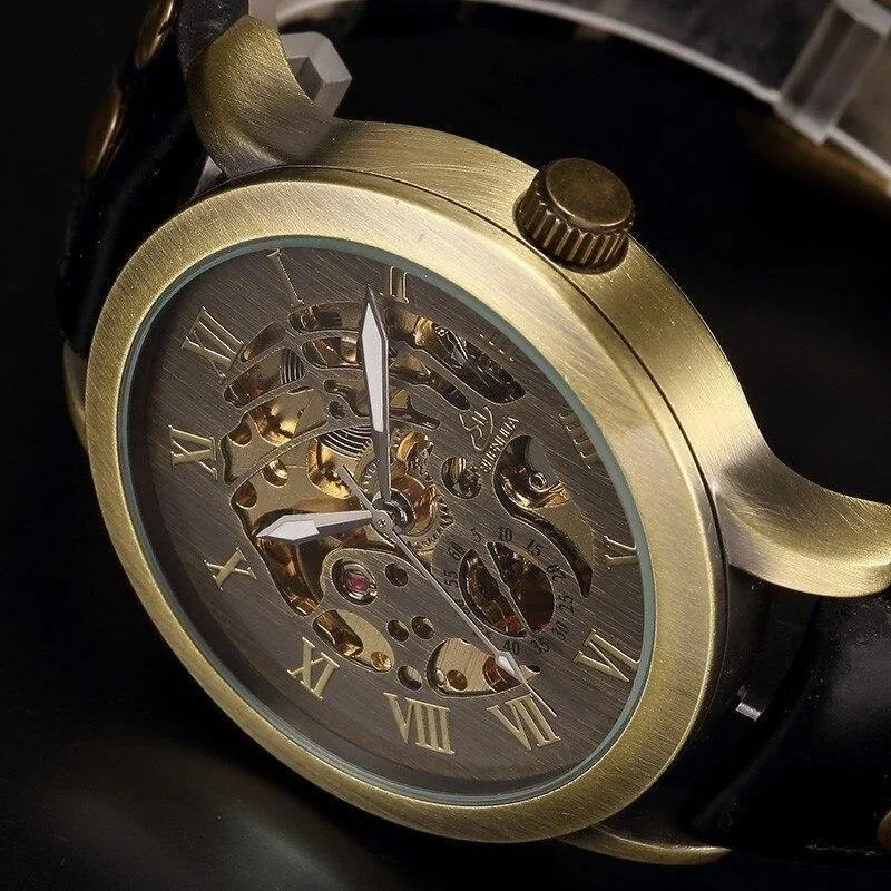 View 2 — Vintage-style steampunk watch