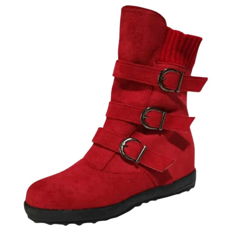 Women’s steampunk ankle boots — warm