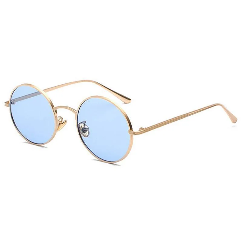 View 5 — Vintage-style steampunk sunglasses — round