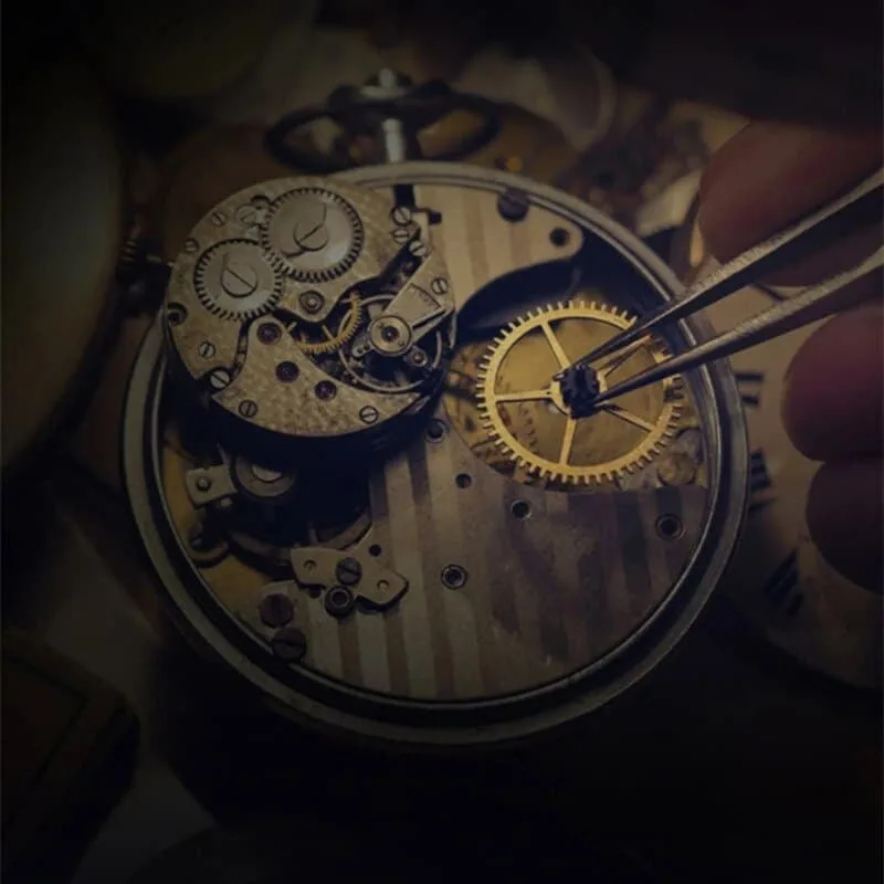View 6 — Steampunk clock — cog rotating