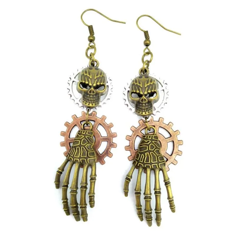 View 14 — Steampunk earrings — drop