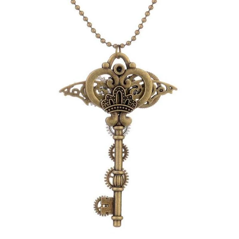 View 3 — Steampunk pendant — key