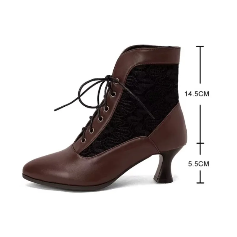 View 3 — Steampunk ankle boots — Edwardian