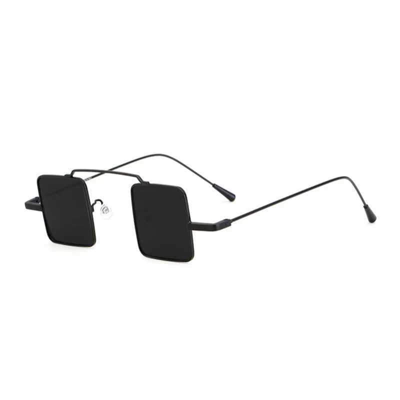 View 4 — Vintage-style steampunk sunglasses — square
