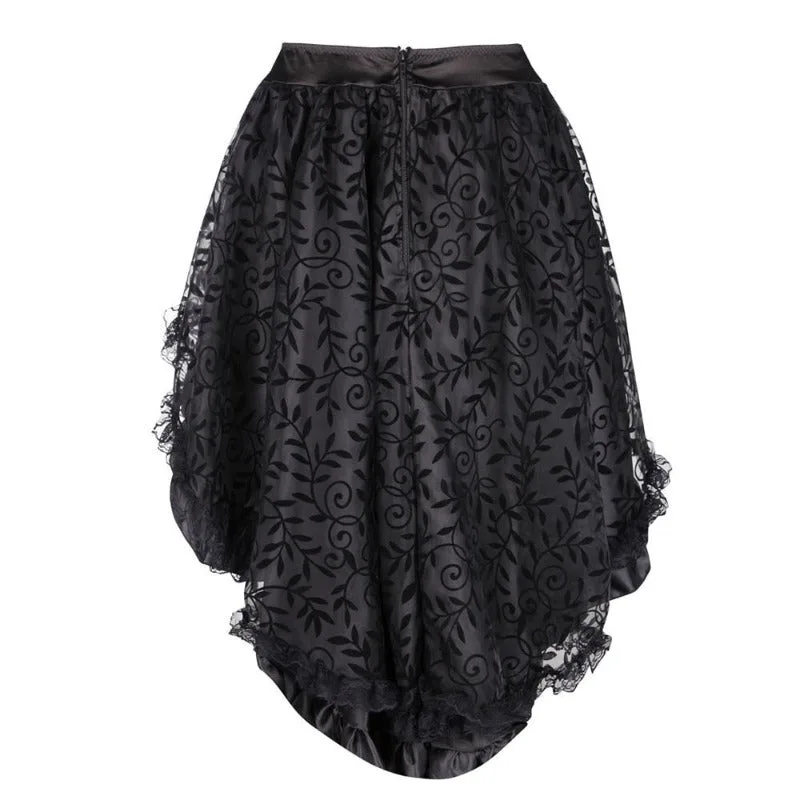 View 4 — Gothic steampunk skirt — Tulle