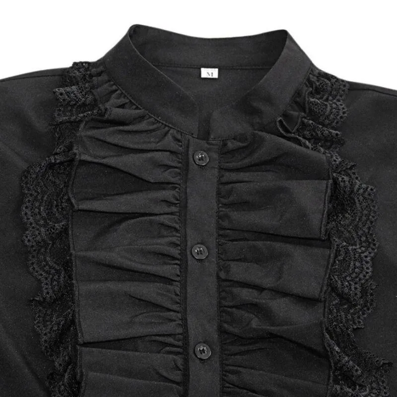 View 4 — Men’s gothic steampunk shirt