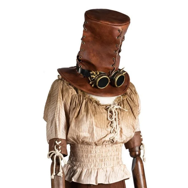 View 2 — Steampunk hat — scarecrow