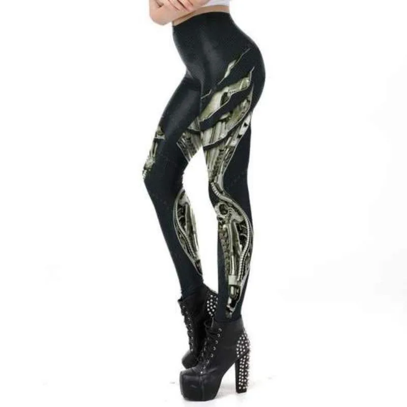 View 3 — Steampunk legging black