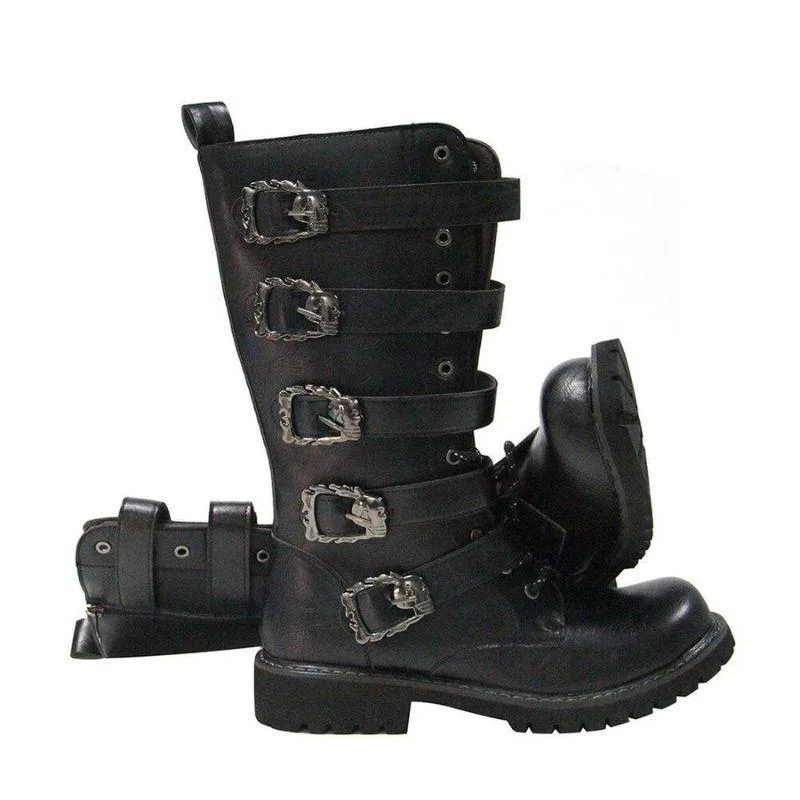 View 3 — Men’s steampunk boots — PU