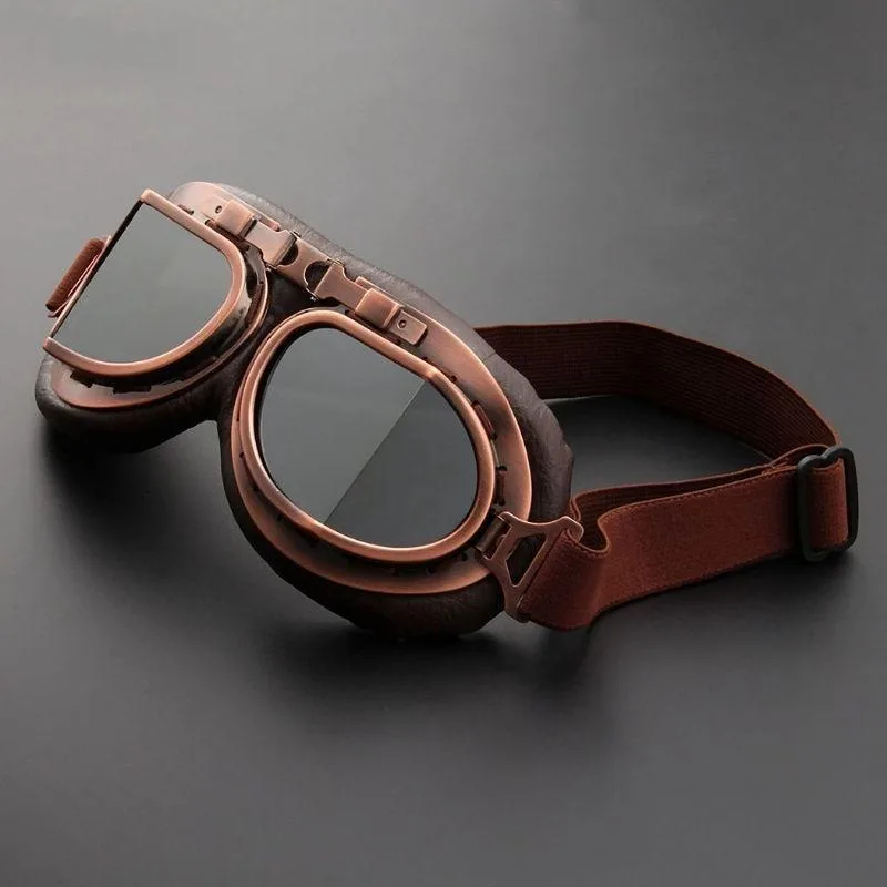 View 3 — Steampunk glasses — aviator