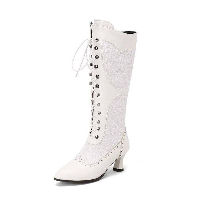 View 4 — Victorian steampunk boots