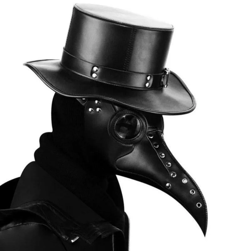 View 4 — Steampunk mask — plague black