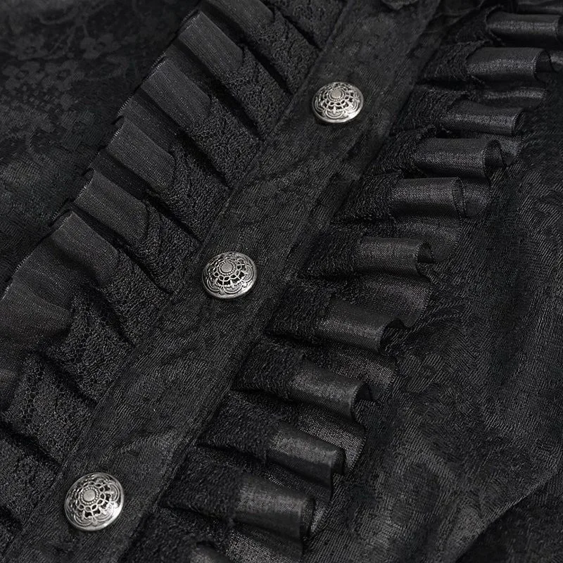 View 3 — Women’s gothic steampunk shirt — cravat