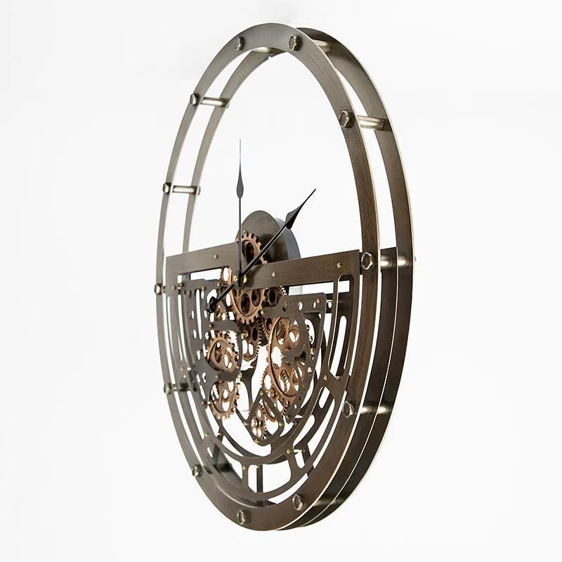 View 3 — Industrial steampunk clock — wall