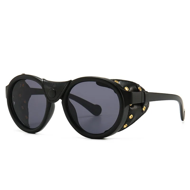 View 8 — Men’s retro steampunk sunglasses