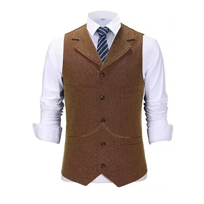 View 5 — Men’s steampunk waistcoat — sleeveless