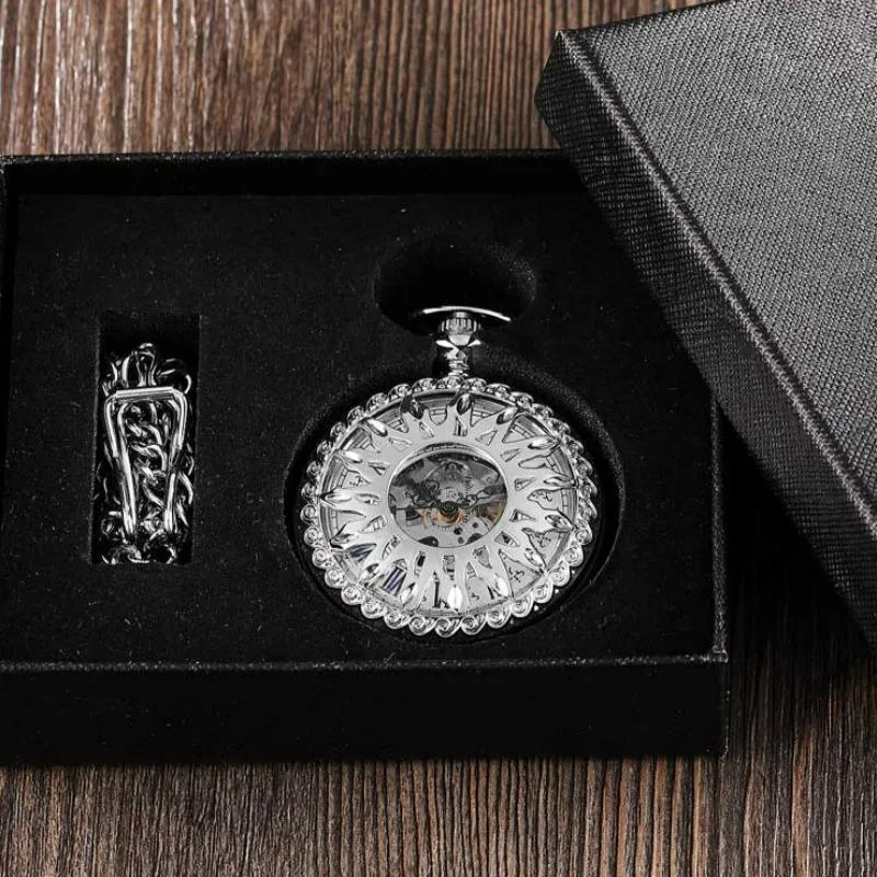 Steampunk pocket watch — sun