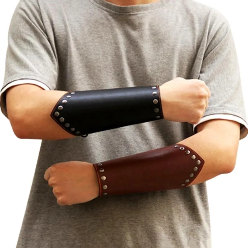 View 2 — Steampunk cuff medieval PU