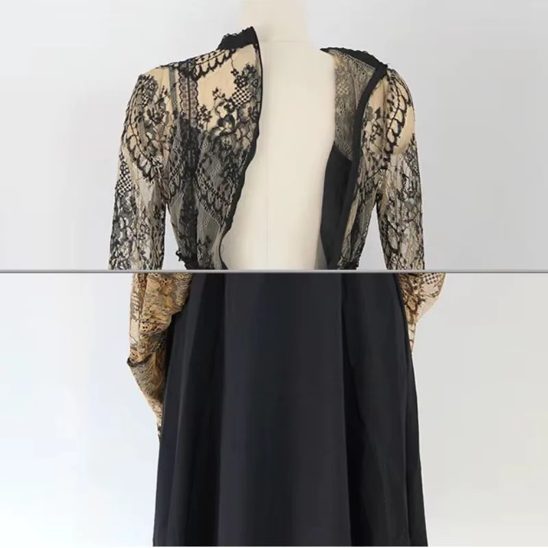 View 9 — Vintage-style steampunk dress — lace