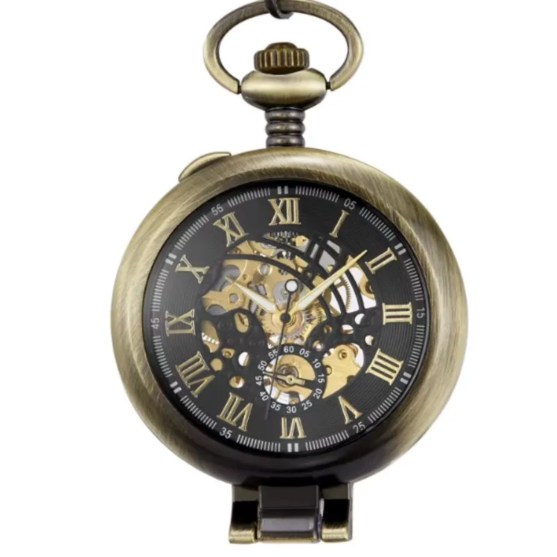 View 3 — Mechanical steampunk pocket watch