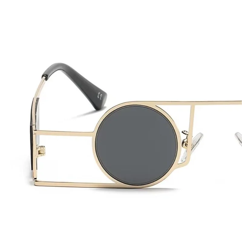View 3 — Steampunk sunglasses — reversed shape round