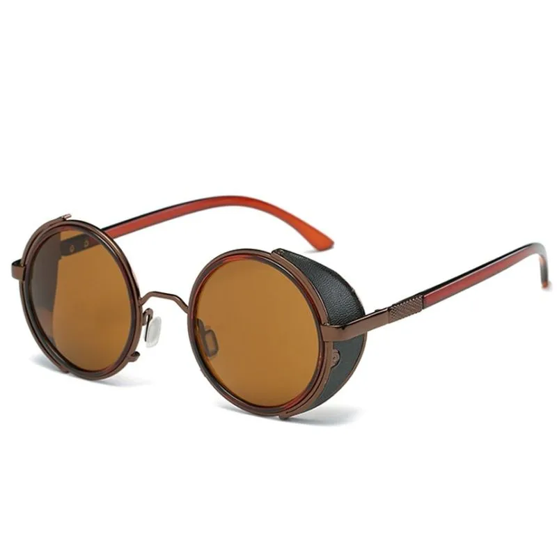 View 6 — Retro steampunk sunglasses — round