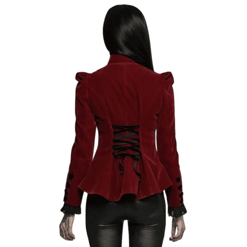 View 2 — Women’s Victorian gothic steampunk jacket