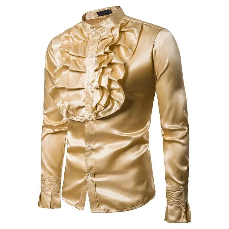 Steampunk shirt — satin Gold