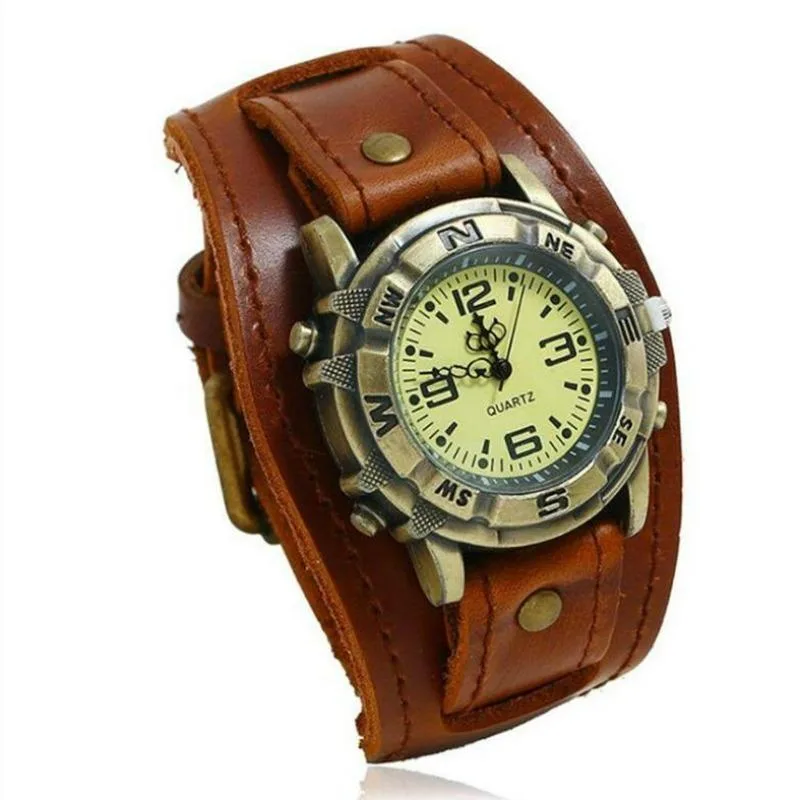View 3 — Men’s steampunk watch — bracelet