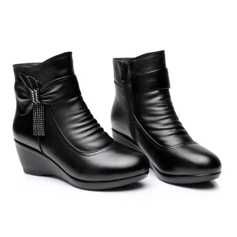 View 3 — Women’s steampunk ankle boots — without lacing