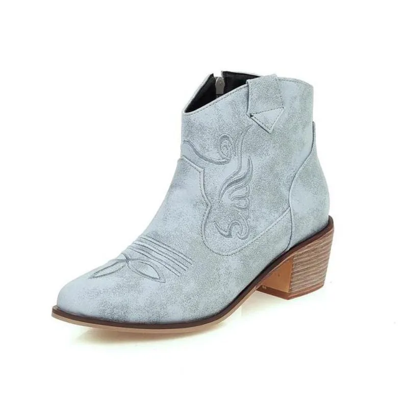 Women’s steampunk ankle boots — Western Women’s steampunk ankle boots — Western