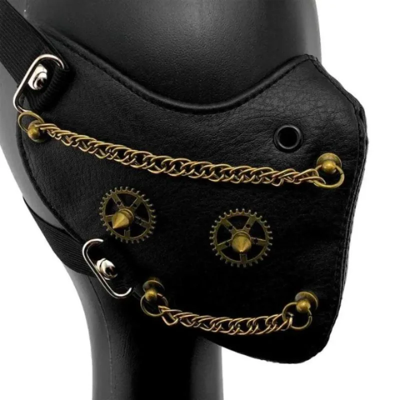View 2 — Steampunk mask — mouth