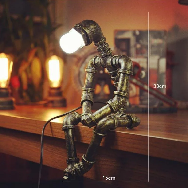 View 9 — Steampunk lamp — Robot