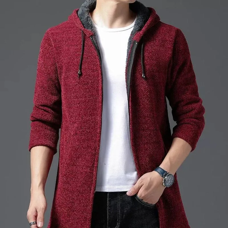View 2 — Steampunk cardigan hood 
