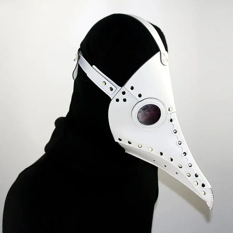 Steampunk mask — plague doctor white Steampunk mask — plague doctor white