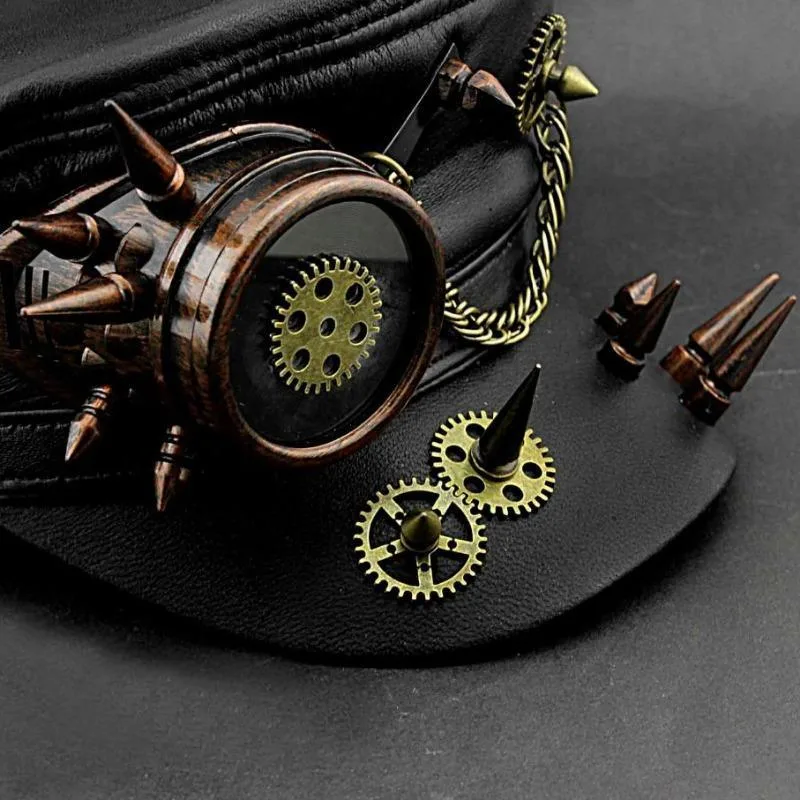 View 4 — Steampunk hat — military