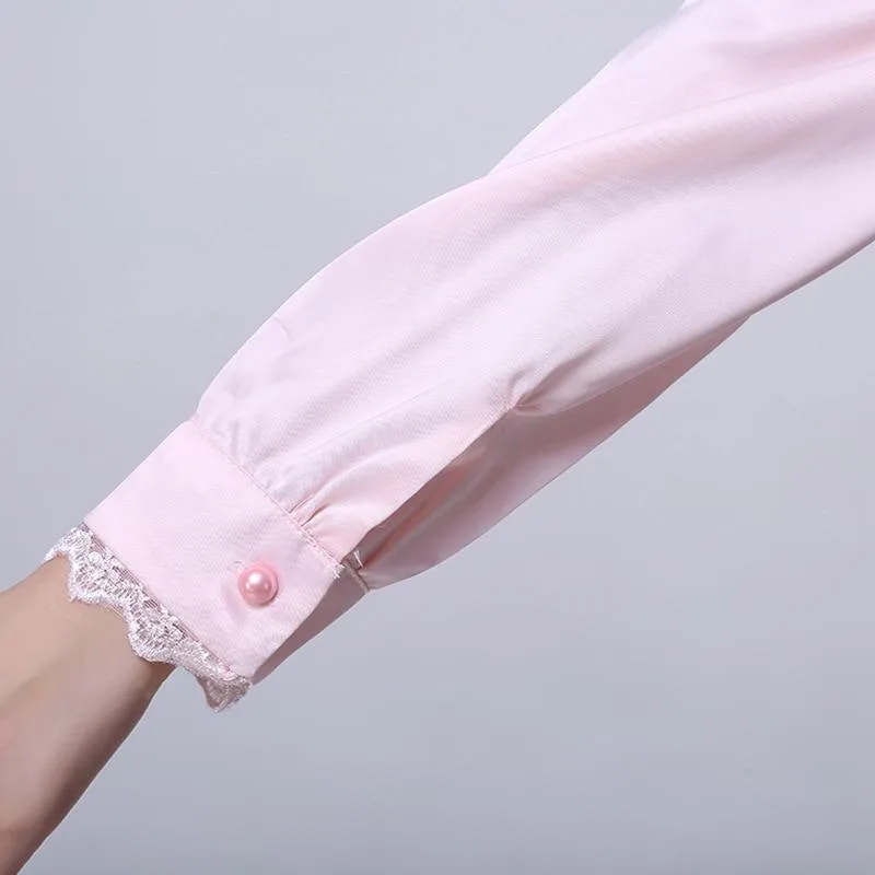View 5 — Women’s steampunk blouse — collar cravat